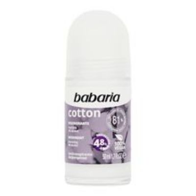 Imagen de Desodrante BABARIA roll on cotton x50 ml