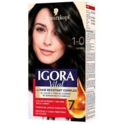 Imagen de Tinte IGORA vital negro 2 tubos N.° 1.0