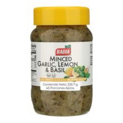 Imagen de Ajo BADIA picado limón/albahaca x226,7 g