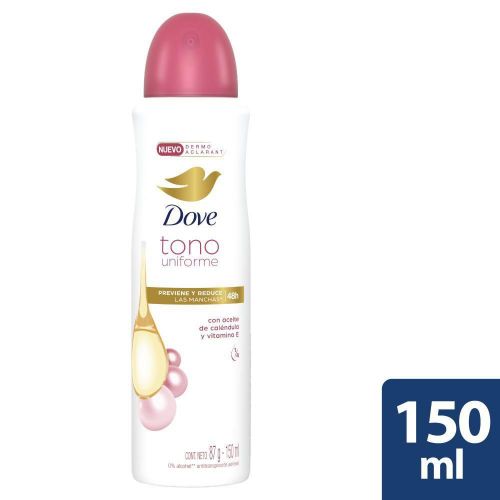Imagen de Desodorante DOVE tono uniforme aerosol (150  ml)