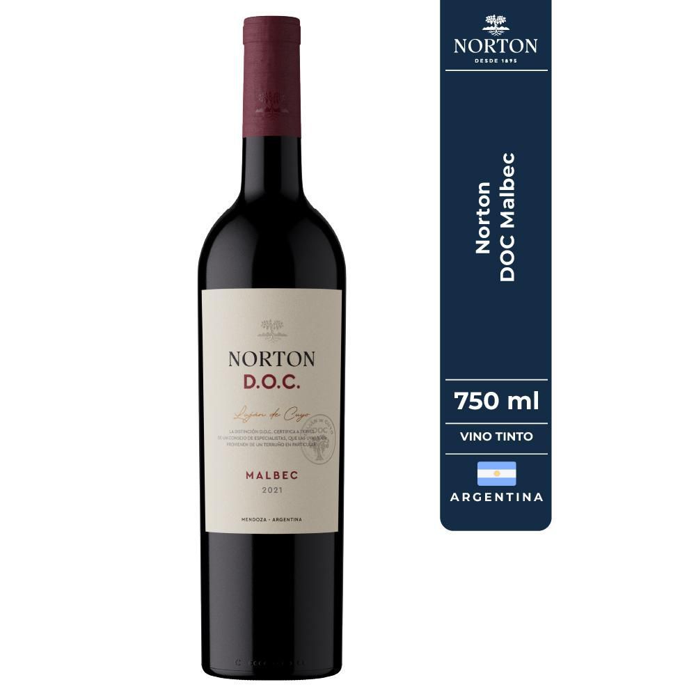 Imagen de Vino Tinto NORTON D.O.C Malbec (750  ml)