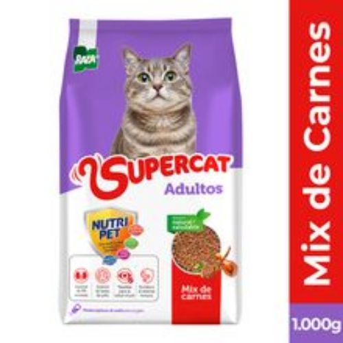 Imagen de Alimento para gato SUPERCAT mix carnes x1000 g