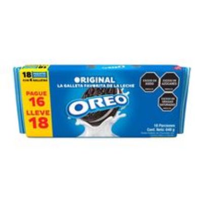 Imagen de Galletas OREO original pague 16 lleve 18 x36 g c/u
