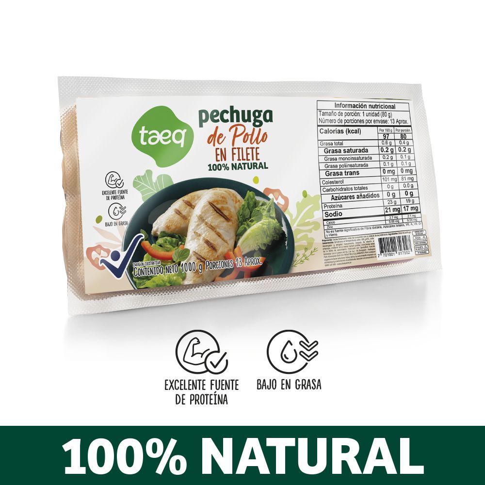 Imagen de filete de pechuga TAEQ fresco (1000  gr)