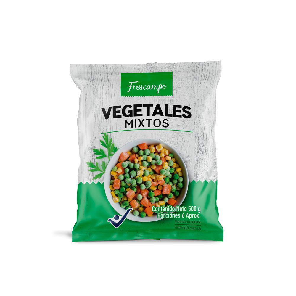 Imagen de Vegetales Mixtos Congelados FRESCAMPO 500  gr
