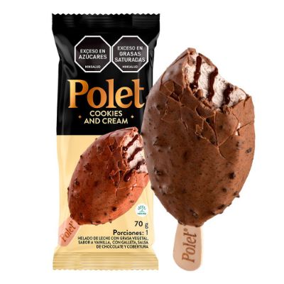 Imagen de Paleta POLET cookies & cream (70  gr)
