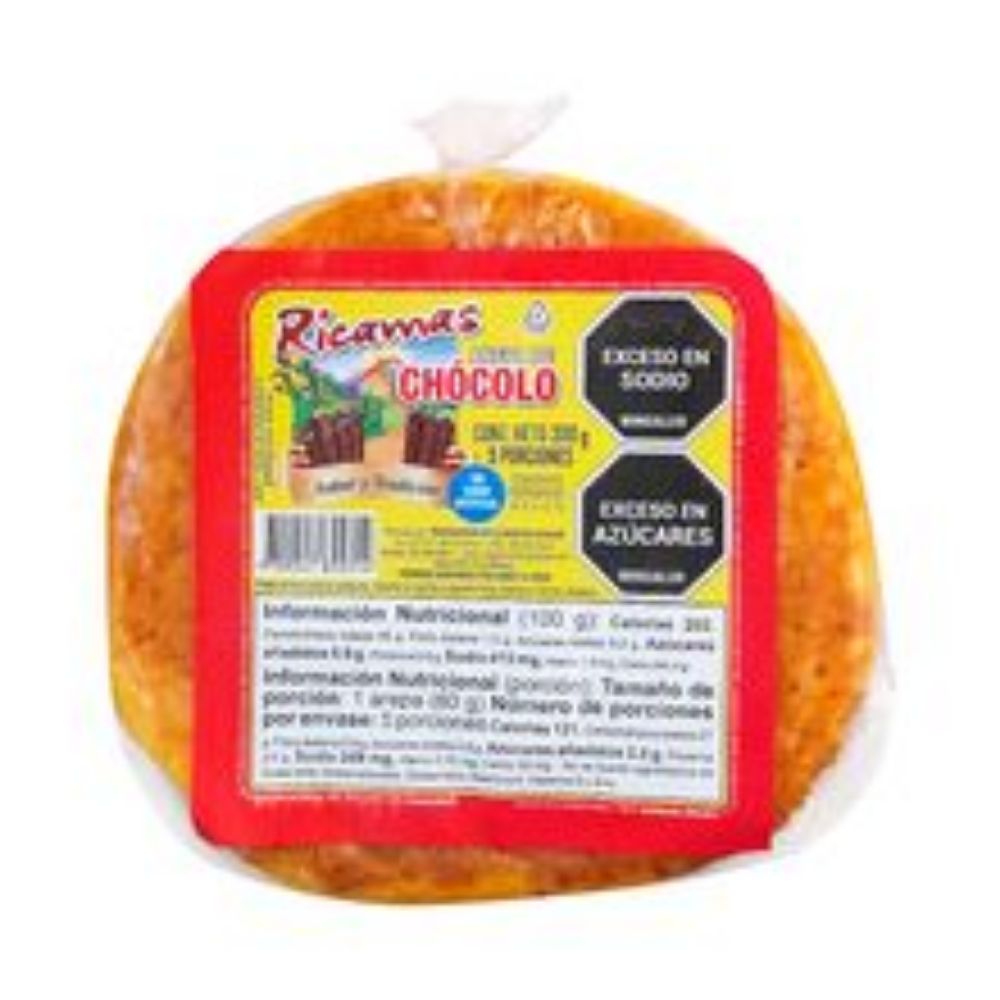 Imagen de Arepa de chócolo RICAMAS 5 unds x300 g