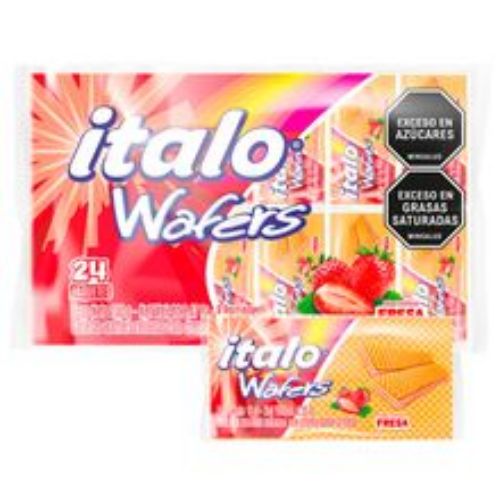 Imagen de Galletas wafer ITALO fresa 24 unds x10 g c/u