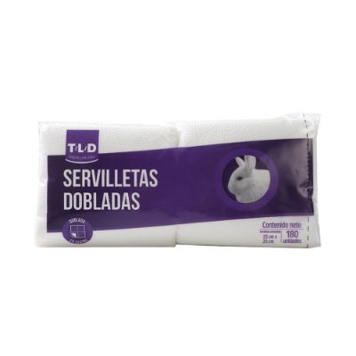 Imagen de Servilletas T/L/D TODOS LOS DIAS dobladas (180  und)