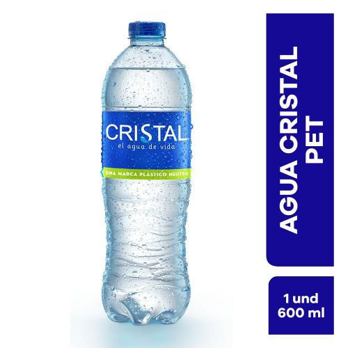 Imagen de Agua CRISTAL sin gas botella  (600  ml)