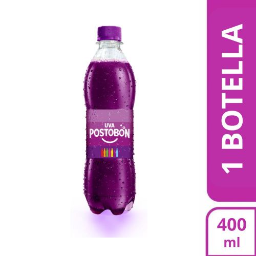 Imagen de Gaseosa POSTOBON uva botella (400  ml)