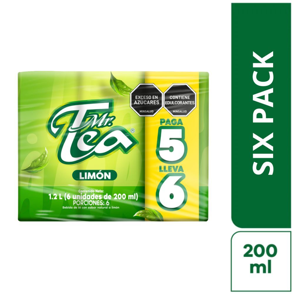 Imagen de Té MR TEA surtido caja x6und 200ml (1000  ml)