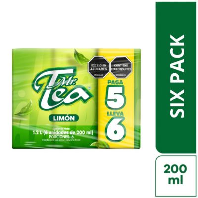 Imagen de Té MR TEA surtido caja x6und 200ml (1000  ml)