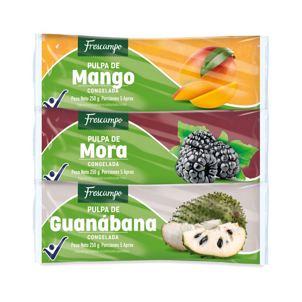 Imagen de Pulpa FRESCAMPO surtida (750  gr)