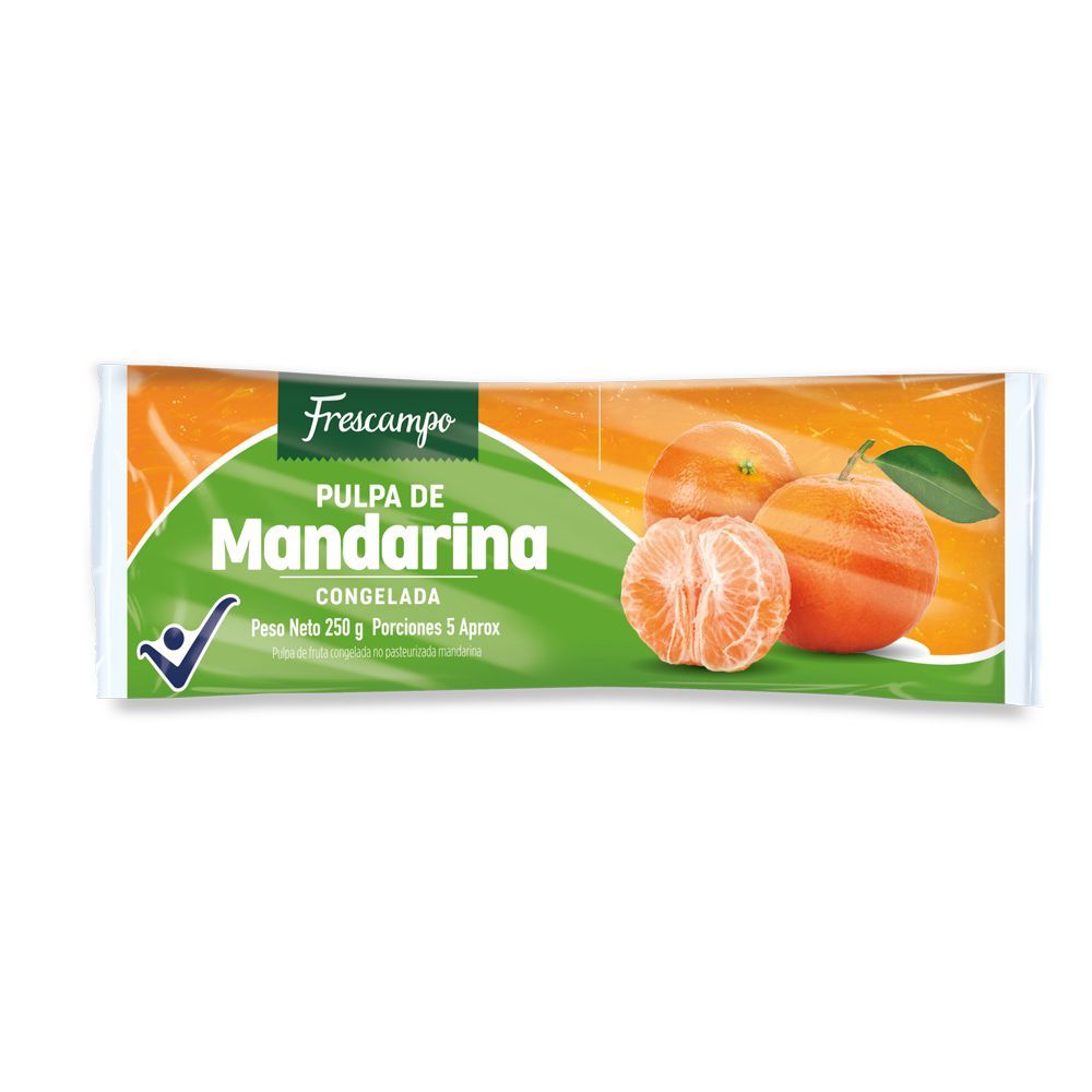 Imagen de Pulpa de mandarina FRESCAMPO congelada (250  gr)