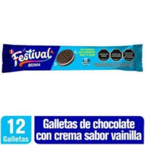 Imagen de Galletas FESTIVAL recreo chocolate vainilla x108 g