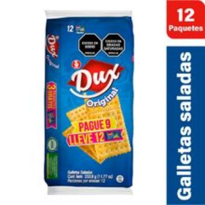 Imagen de Galletas DUX original pague 9 lleve 12 x27,8 g c/u