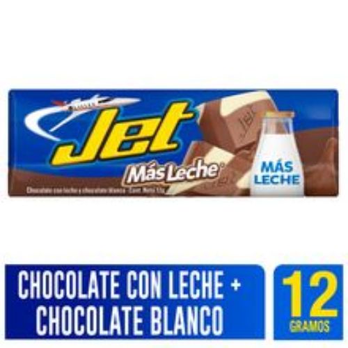 Imagen de Chocolatina JET leche calcio unidad x12 g