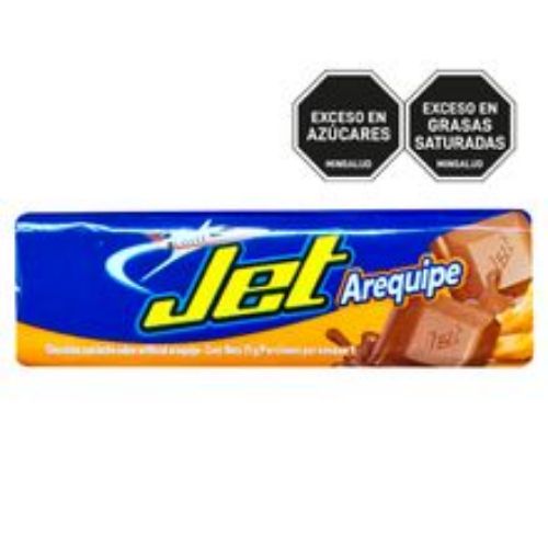 Imagen de Chocolatina JET leche arequipe x25 g