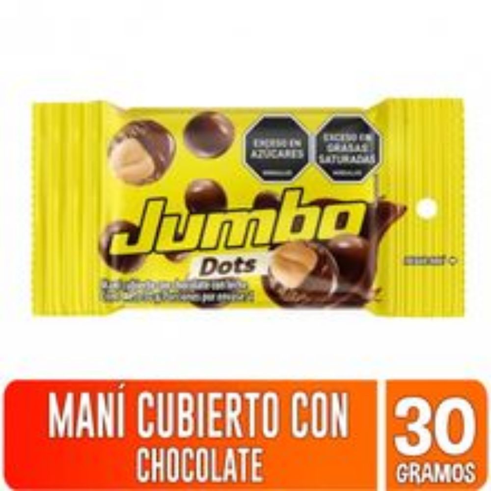 Imagen de Maní JUMBO recubierto con chocolate x30 g