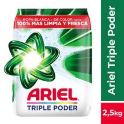 Imagen de Detergente ARIEL triple poder x2500 g