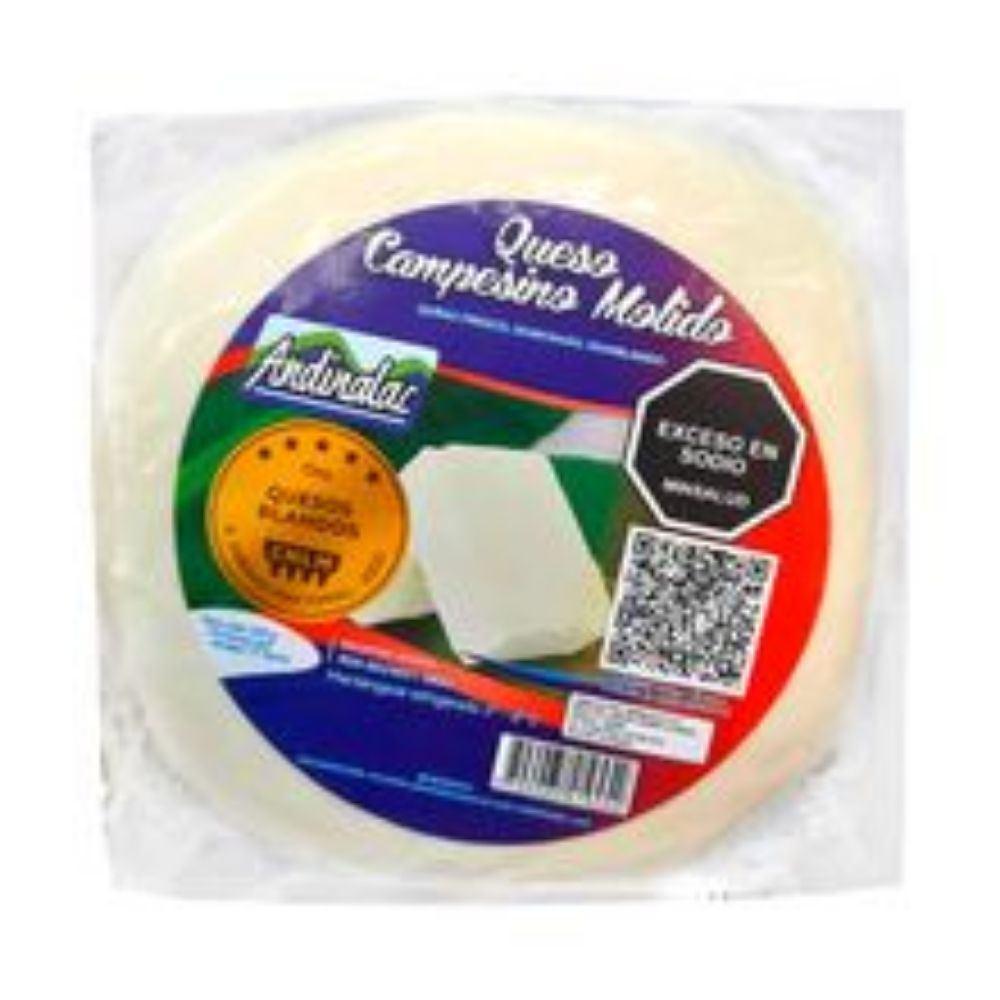 Imagen de Queso ANDINALAC campesino molido x500 g