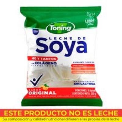 Imagen de Leche de soya TONING natural x250 g
