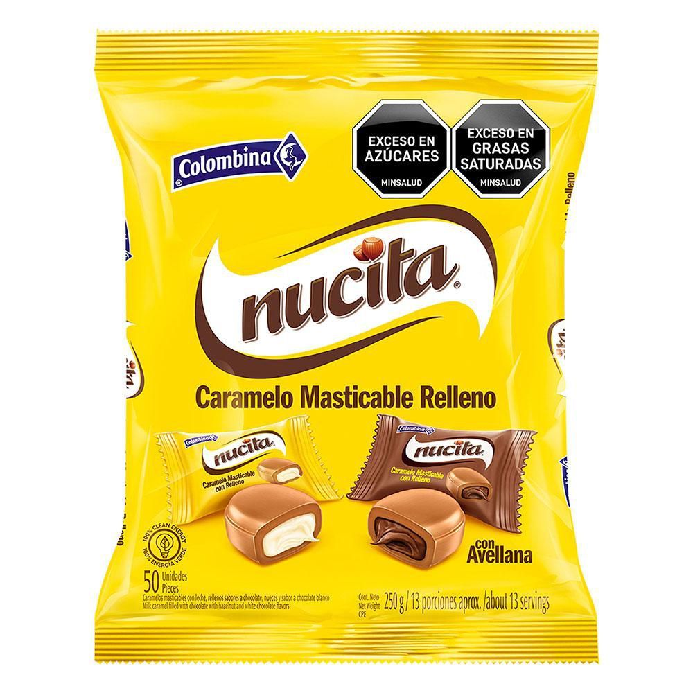Imagen de Caramelos NUCITA masticable relleno (250  gr)
