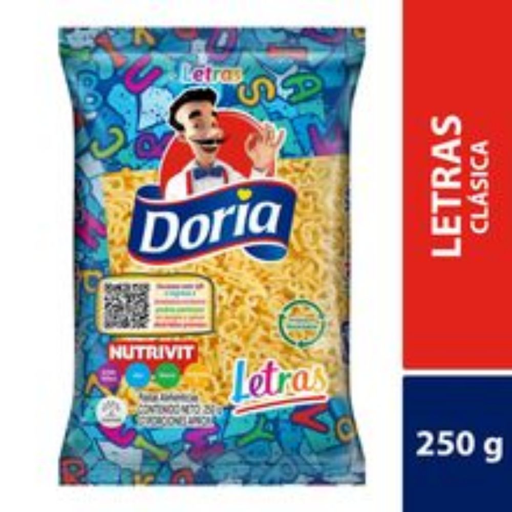 Imagen de Pasta DORIA letras x250 g