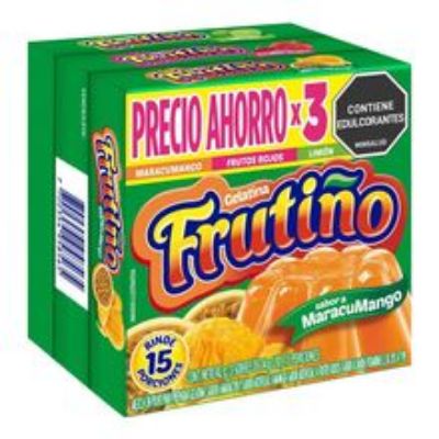 Imagen de Gelatina FRUTIÑO maracumango 3 unds x14 g c/u