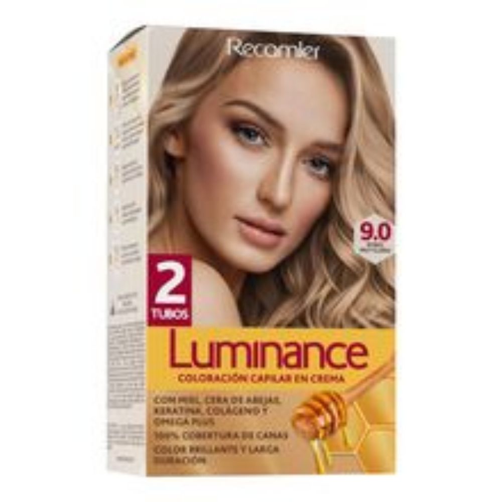 Imagen de Tinte LUMINANCE rubio muy claro 2 tubos N.° 9.0