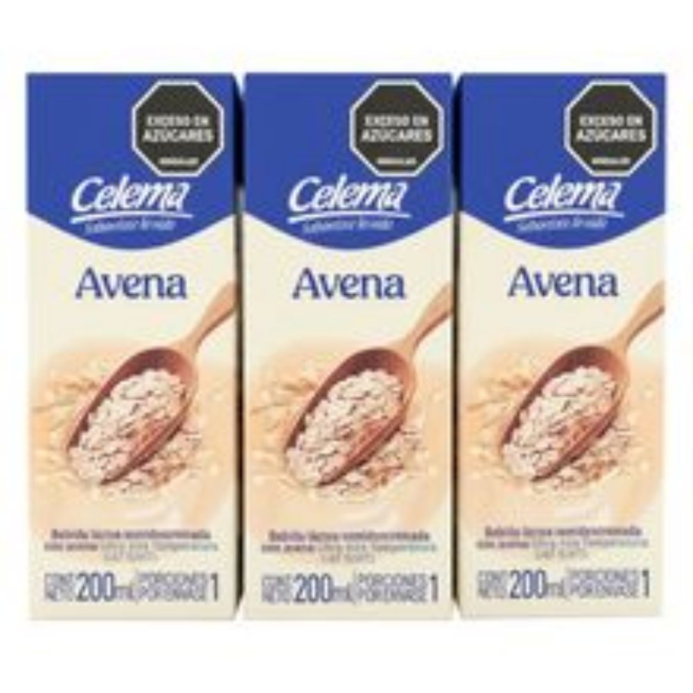 Imagen de Avena CELEMA uht 3 unds x200 ml c/u