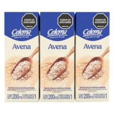 Imagen de Avena CELEMA uht 3 unds x200 ml c/u