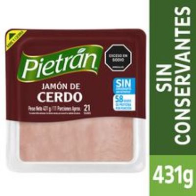 Imagen de Jamón PIETRAN estandar sin conservantes x431 g