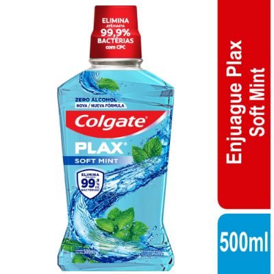 Imagen de Enjuague Bucal COLGATE Plax Soft Mint (500  ml)