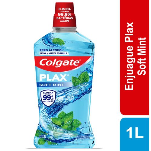 Imagen de Enjuague Bucal  COLGATE Plax Soft Mint (1000  ml)