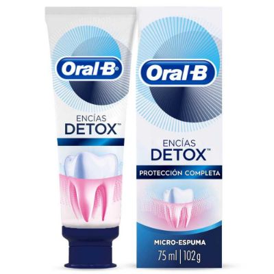 Imagen de Crema dental ORALB encías detox, protección completa (75  ml)
