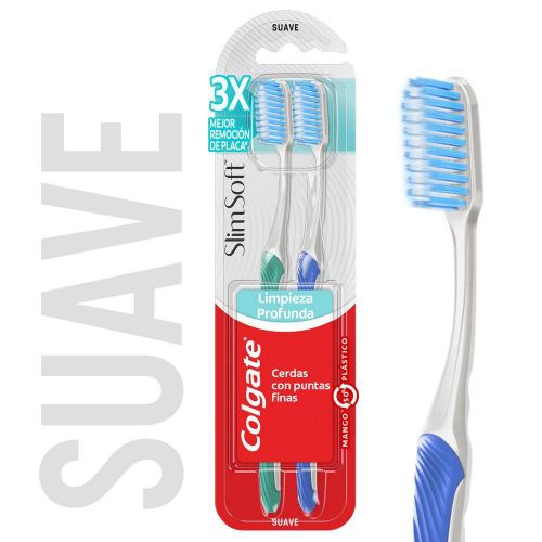 Imagen de Cepillo de dientes COLGATE slim soft suave (2  und)
