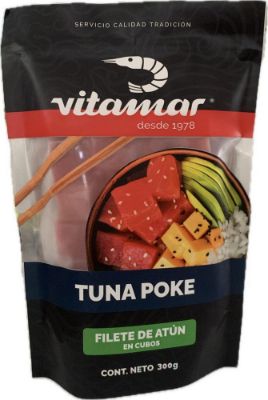 Imagen de Filete de atún poke VITAMAR congelada (300  gr)