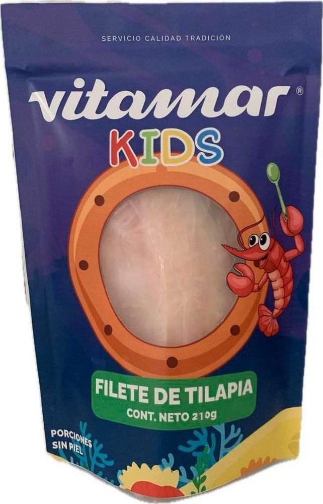 Imagen de Filete de tilapia o mojarra VITAMAR Kids (210  gr)