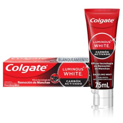 Imagen de Crema dental COLGATE blanqueadora luminous carbón (75  ml)