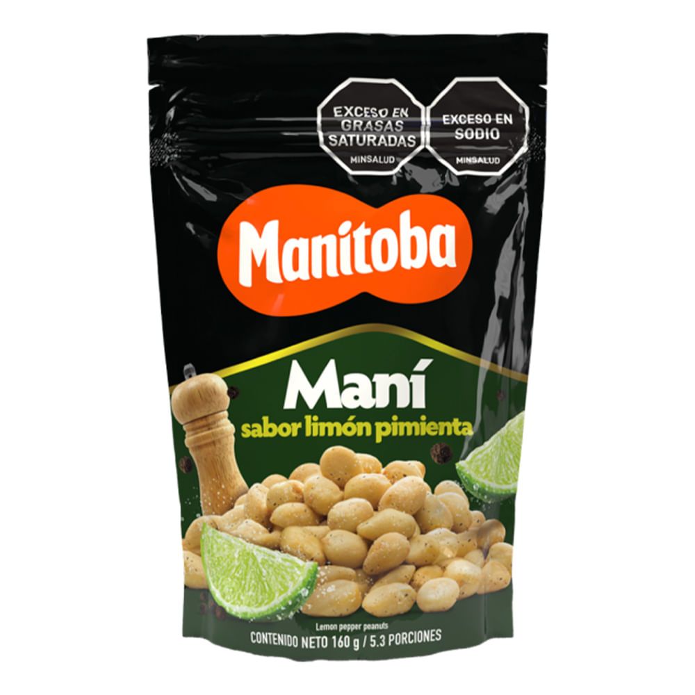 Imagen de Mani MANITOBA limón pimienta x160 g