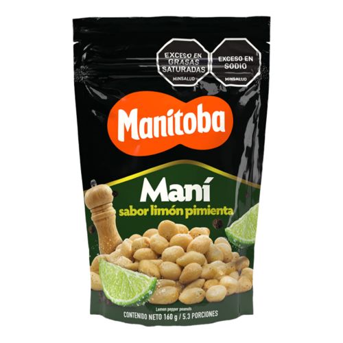 Imagen de Mani MANITOBA limón pimienta x160 g