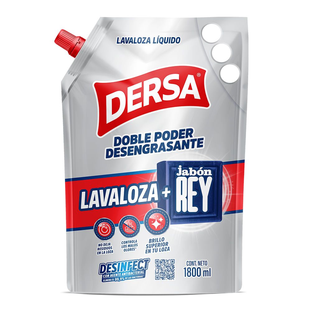 Imagen de Lavaplatos liquido DERSA jabón rey x1800 ml