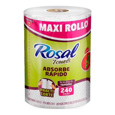 Imagen de Toalla de cocina ROSAL towels absorbe rápido x240 hojas