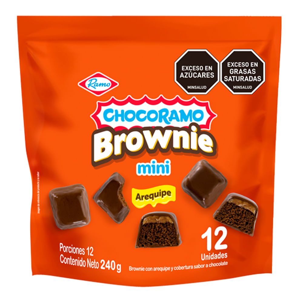 Imagen de Brownie CHOCORAMO mini arequipe 12 unds x240 g