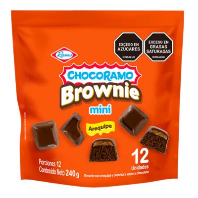 Imagen de Brownie CHOCORAMO mini arequipe 12 unds x240 g