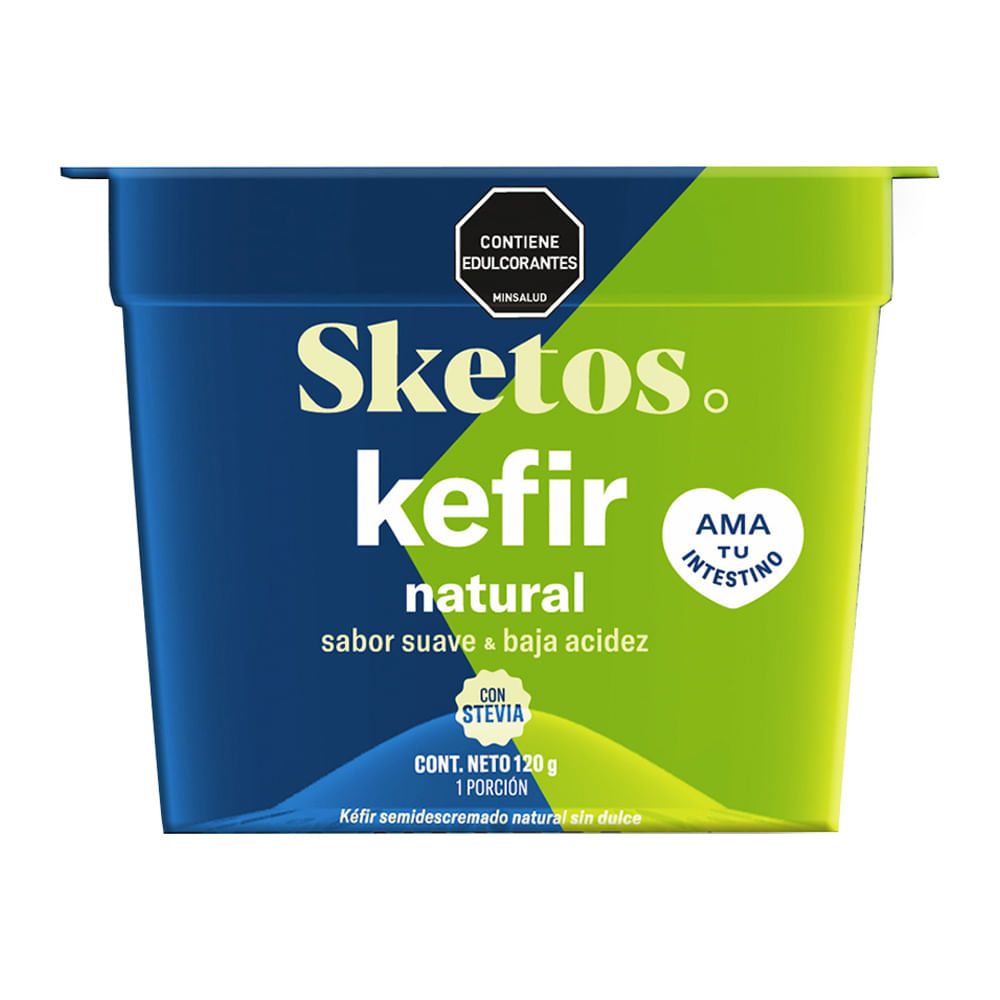 Imagen de Kefir SKETOS natural stevia x120 g