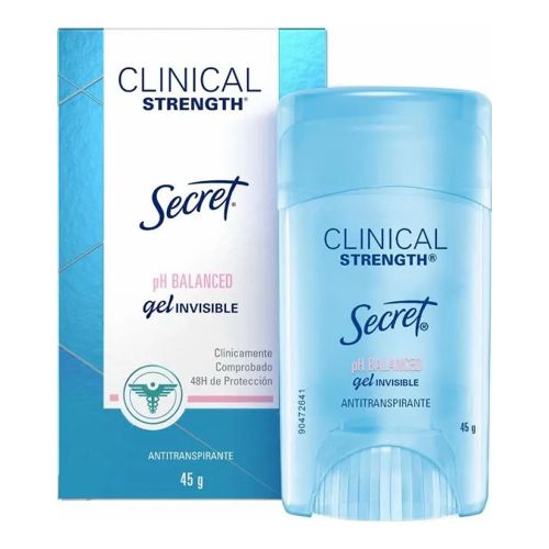 Imagen de Desodorante SECRET ph balanced gel invisible x45 g