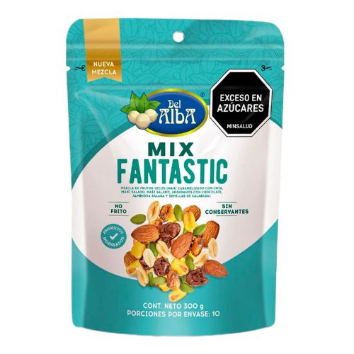 Imagen de Mezcla frutos secos DEL ALBA fantastic x300 g